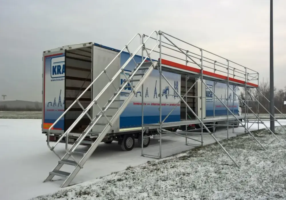 Bezpieczne systemy rusztowań do odśnieżania pojazdów – uniknij zagrożeń