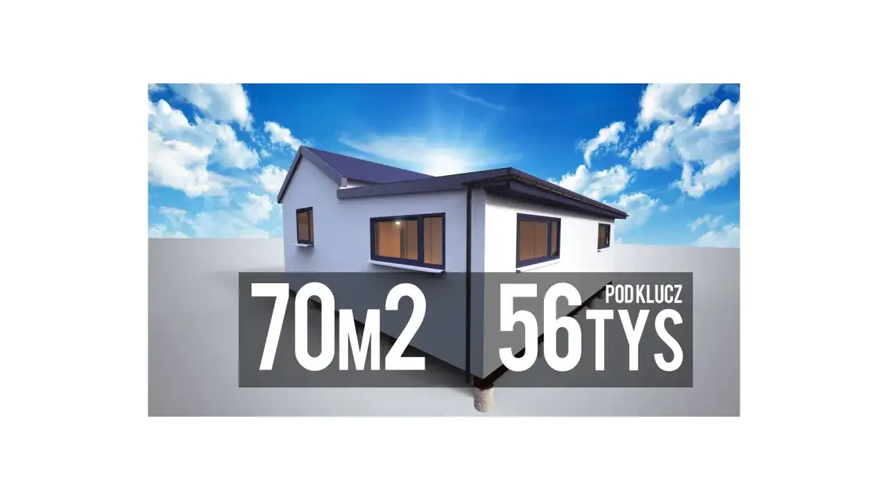 Nowoczesny dom 70m2 pod klucz za 56 tys. zł. Marzenie o własnym M blisko rzeczywistości.