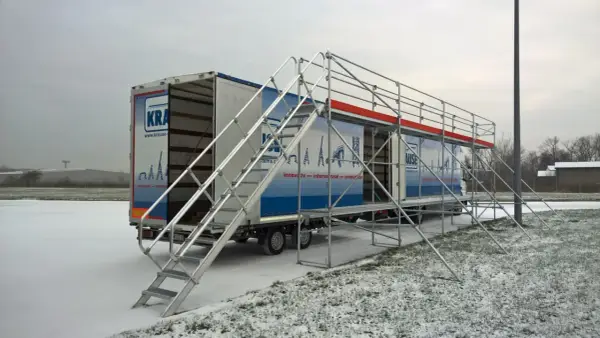 Bezpieczne systemy rusztowań do odśnieżania pojazdów – uniknij zagrożeń